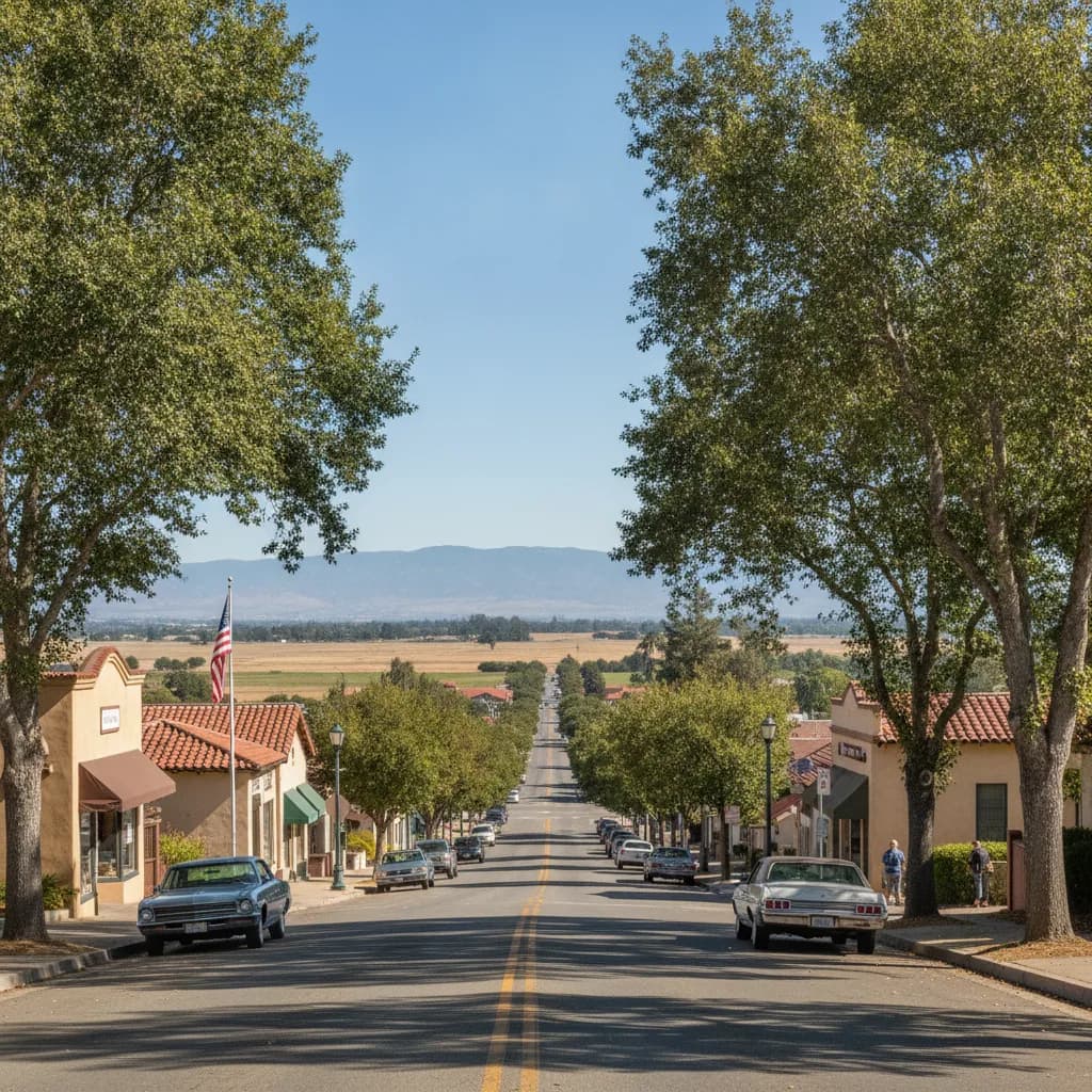 View of Lincoln Village, CA