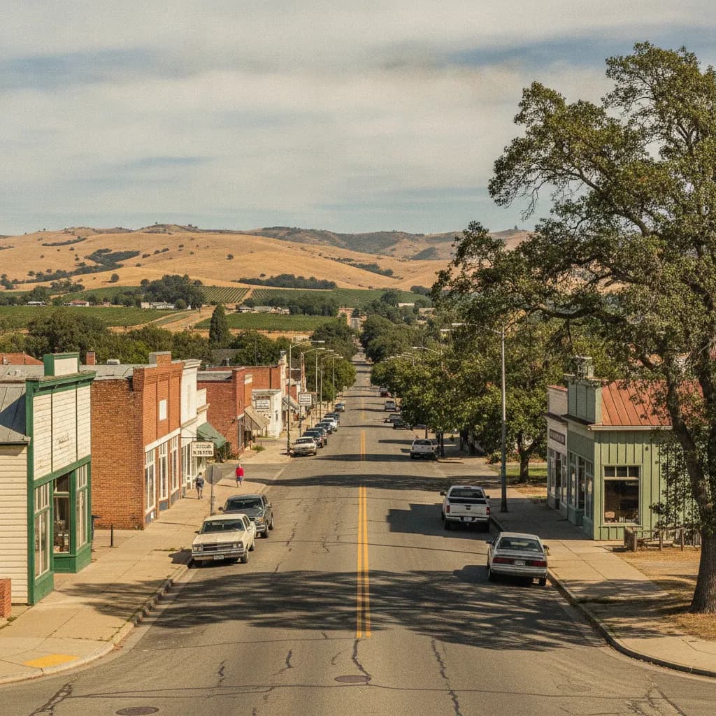 View of Lockeford, CA