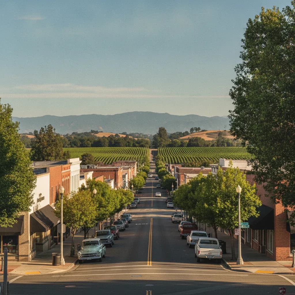 View of Lodi, CA