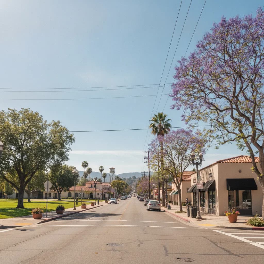 View of Los Alamitos, CA