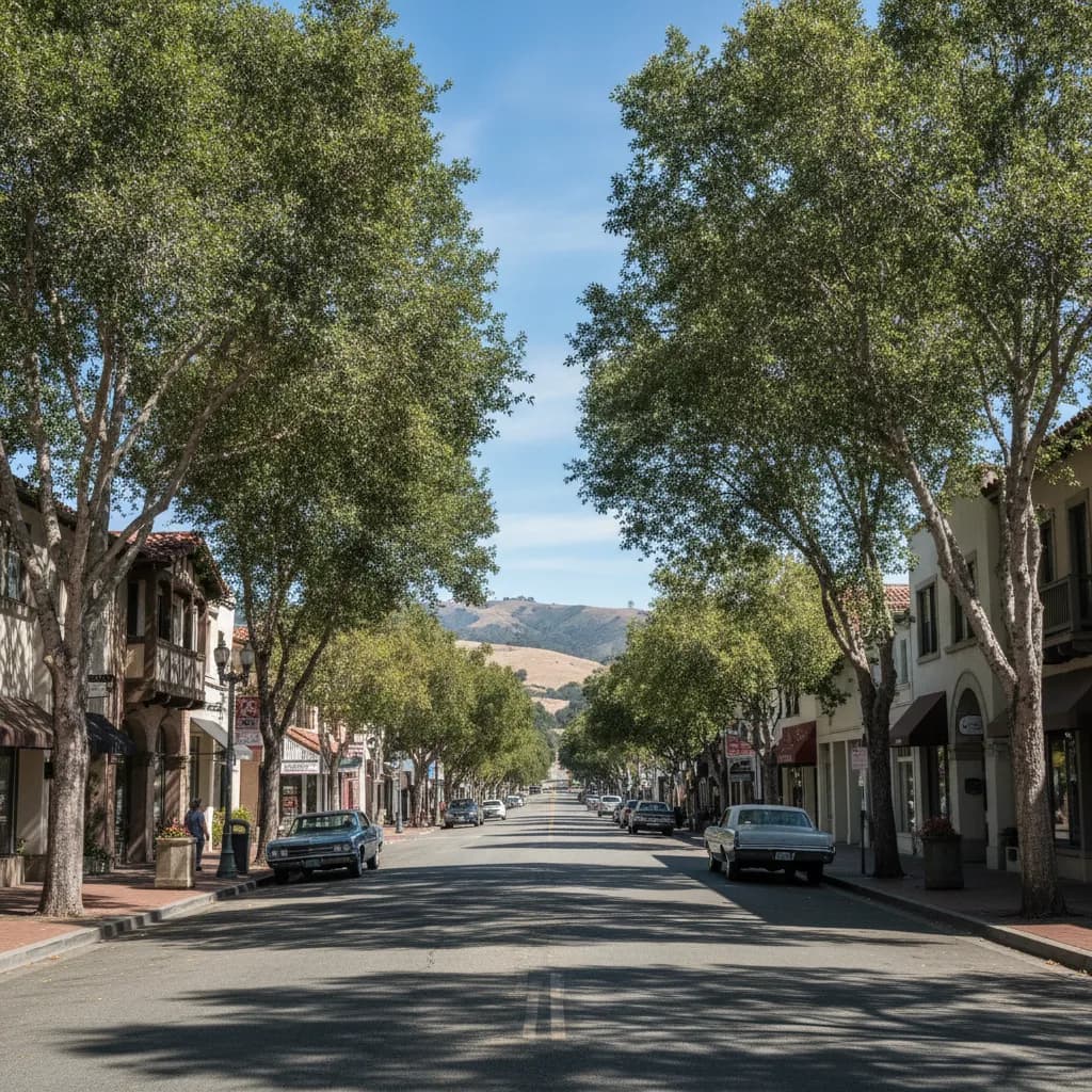 View of Los Altos, CA
