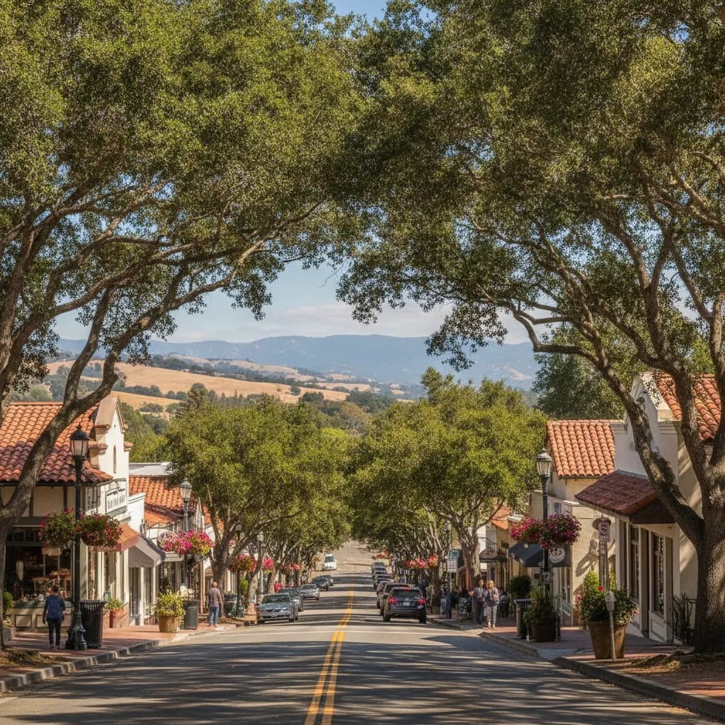 View of Los Gatos, CA