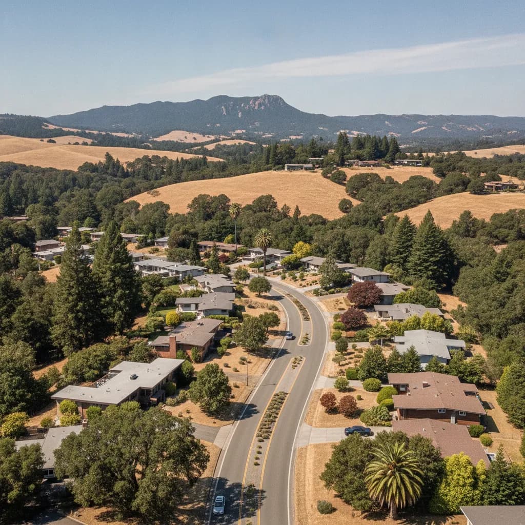 View of Lucas Valley-Marinwood, CA