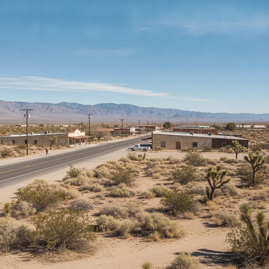 View of Lucerne Valley, CA