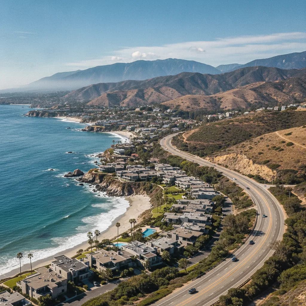 View of Malibu, CA