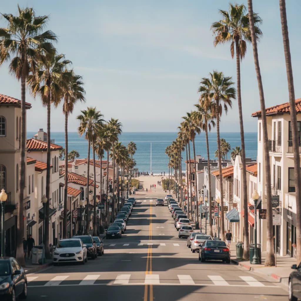 View of Manhattan Beach, CA