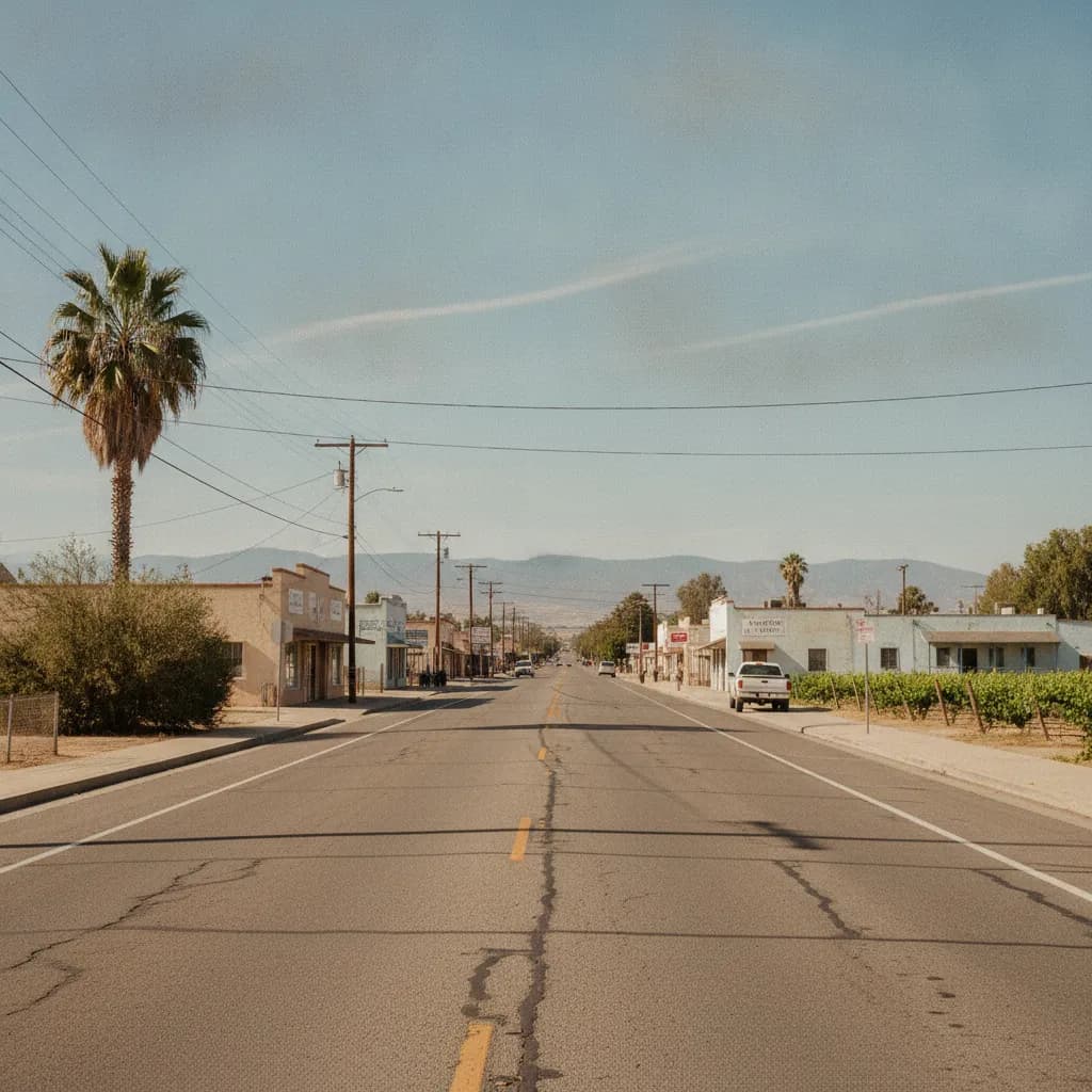 View of McFarland, CA