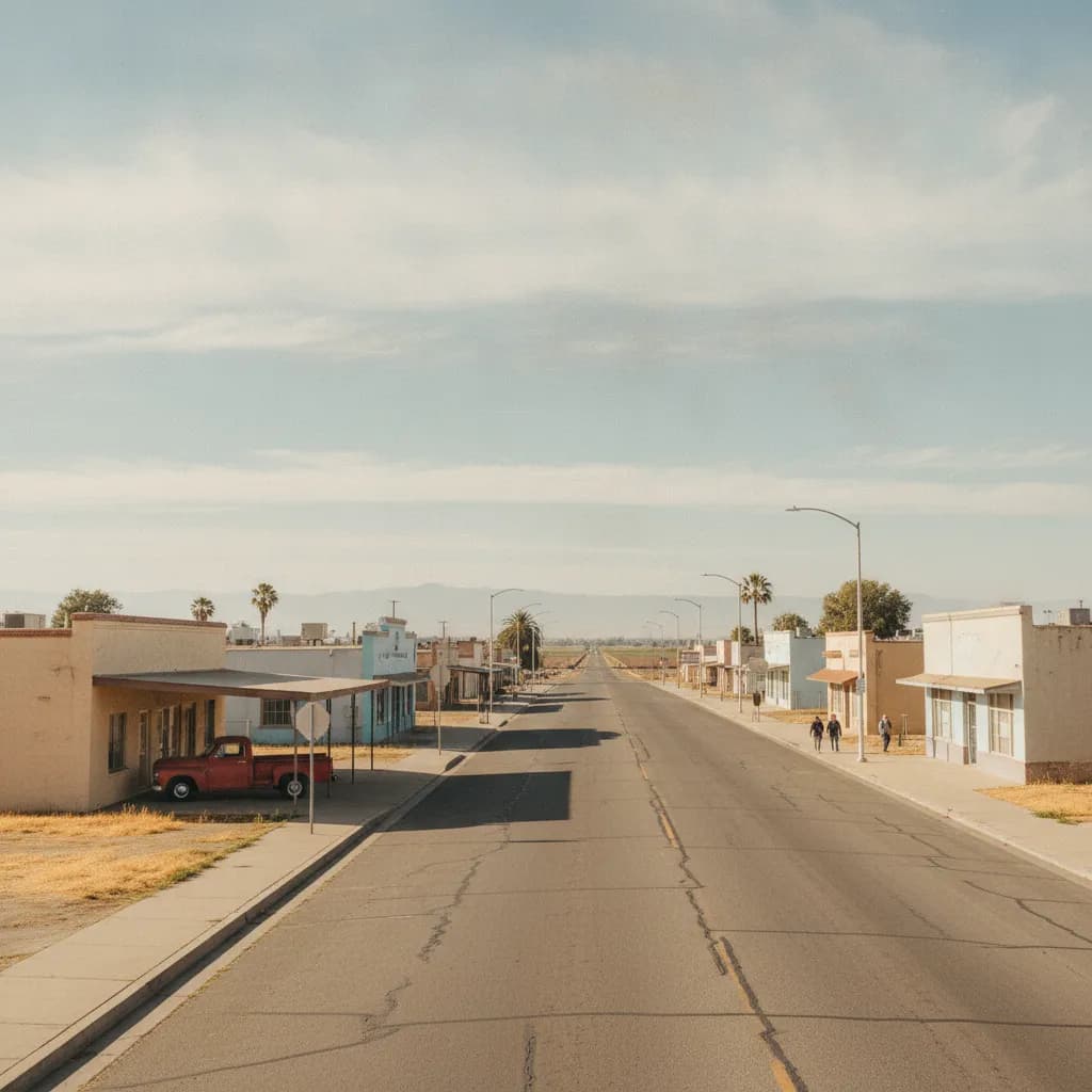 View of Mendota, CA