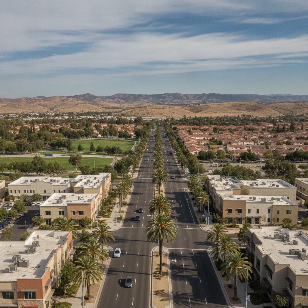View of Menifee, CA
