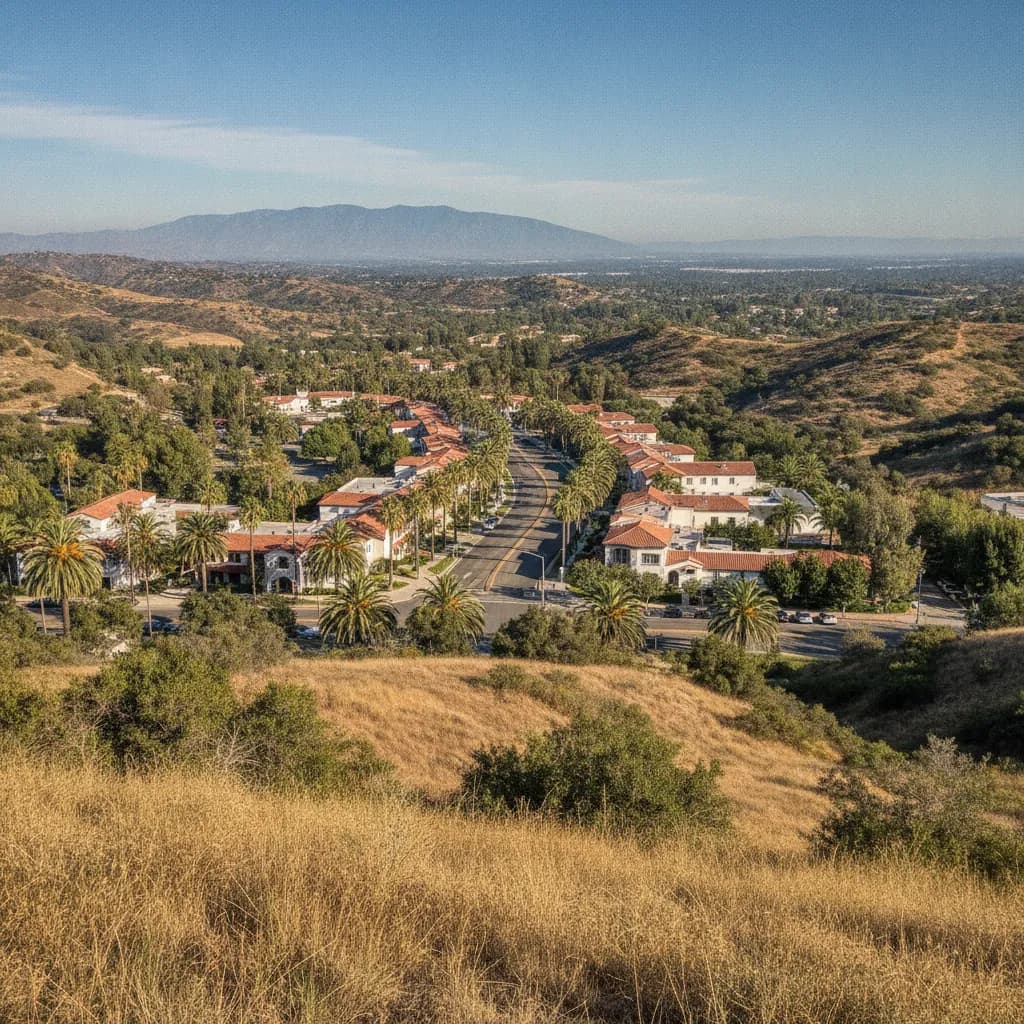 View of Mission Hills, CA