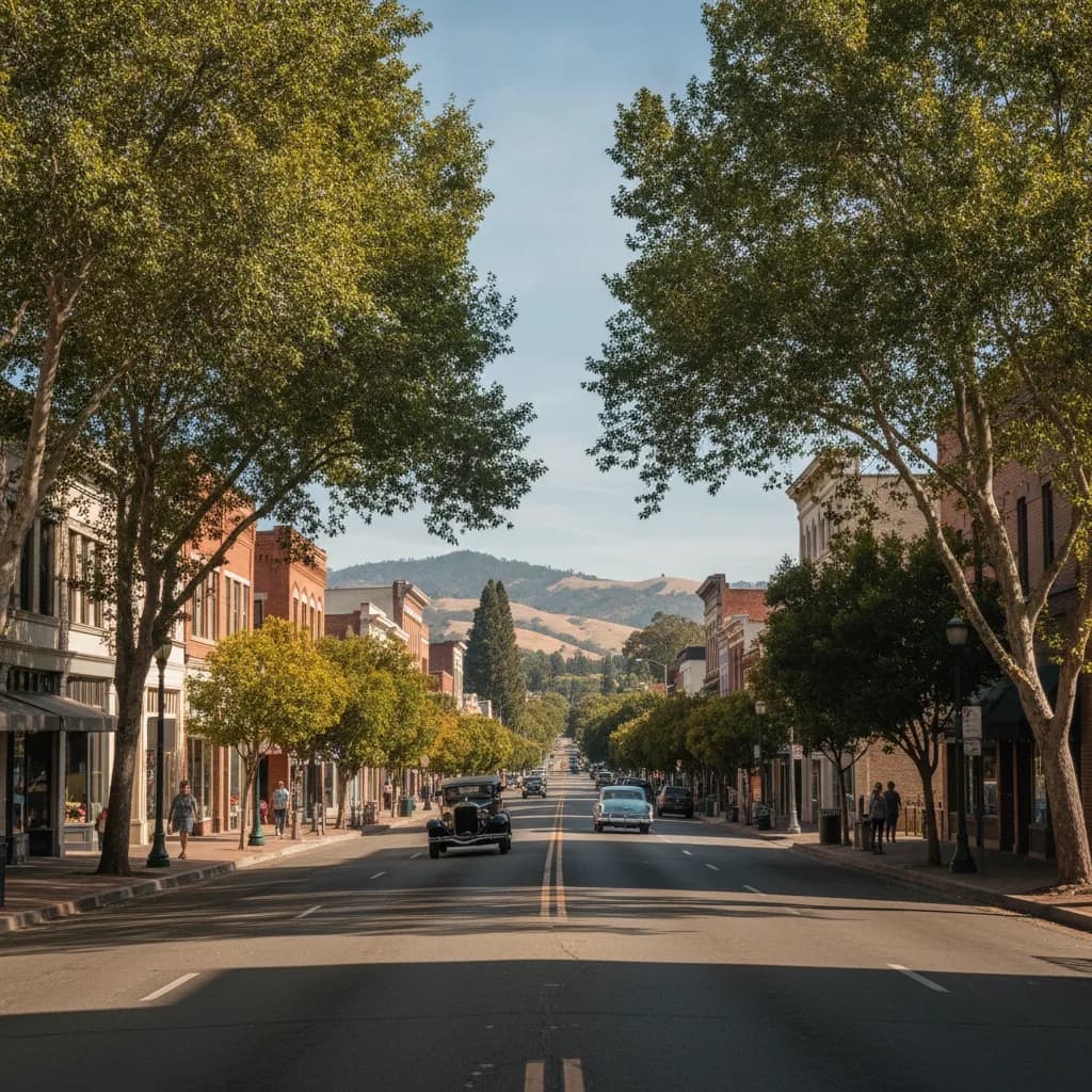 View of Modesto, CA