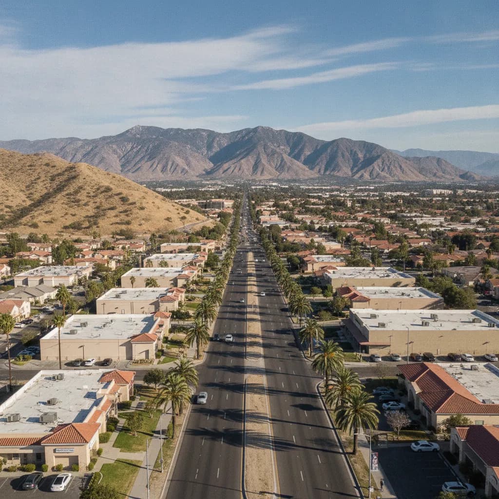 View of Moreno Valley, CA