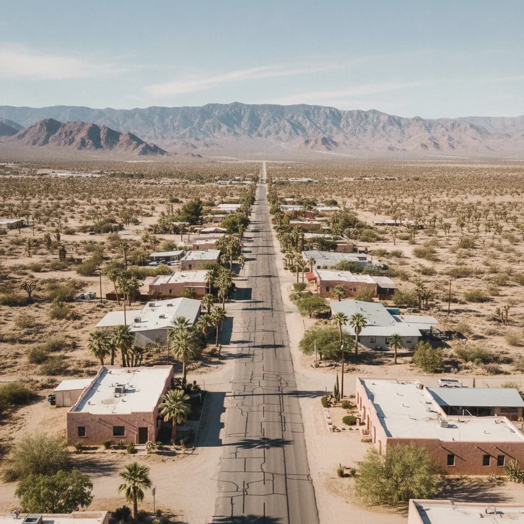 View of Morongo Valley, CA