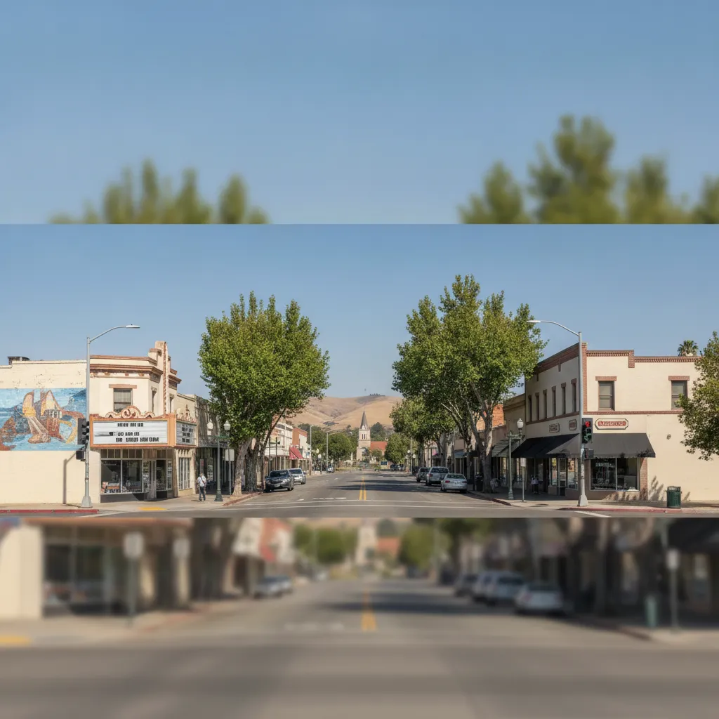 View of Newman, CA