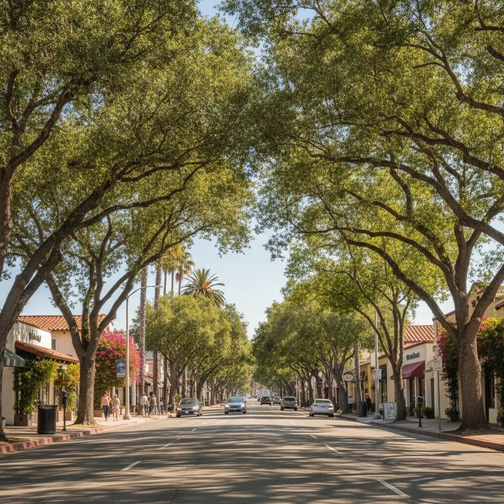 View of North Tustin, CA