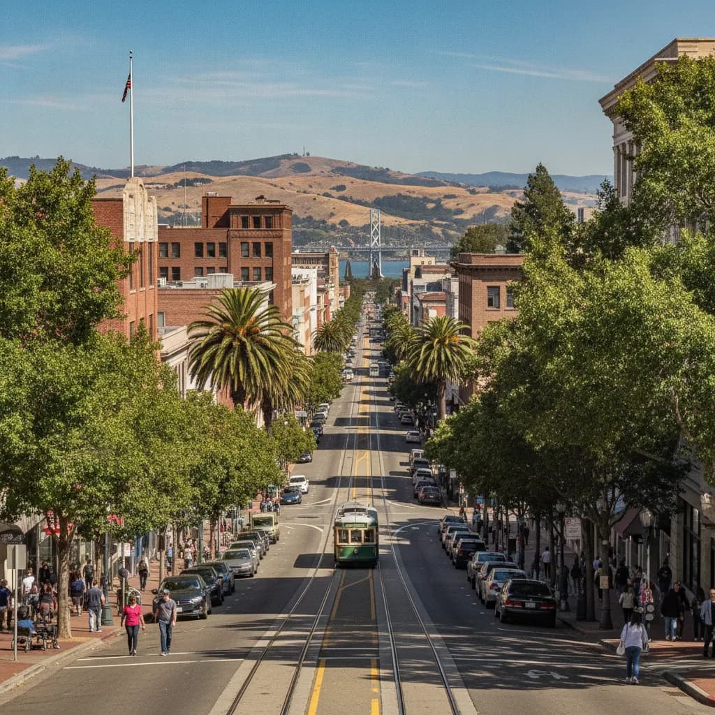 View of Oakland, CA