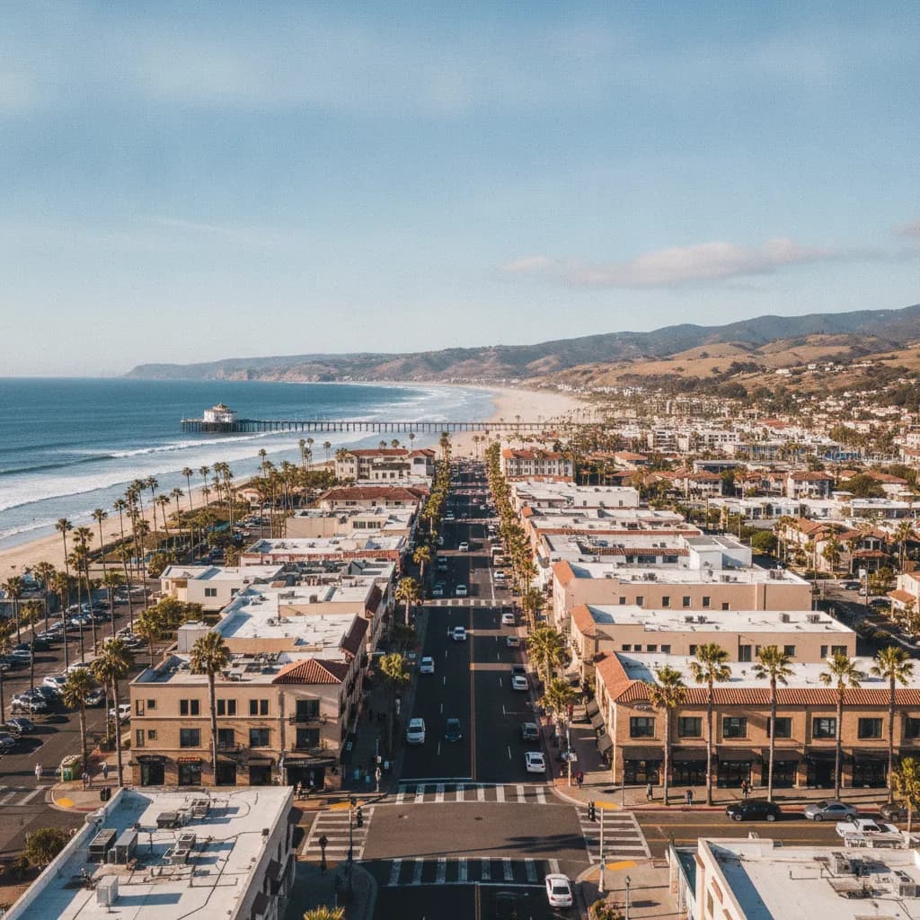 View of Oceanside, CA