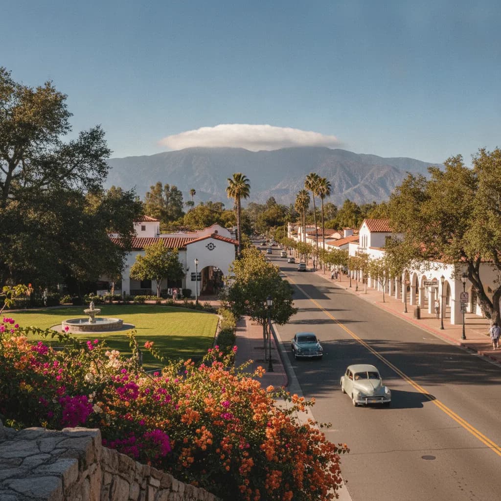 View of Ojai, CA