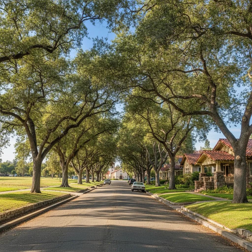 View of Old Fig Garden, CA
