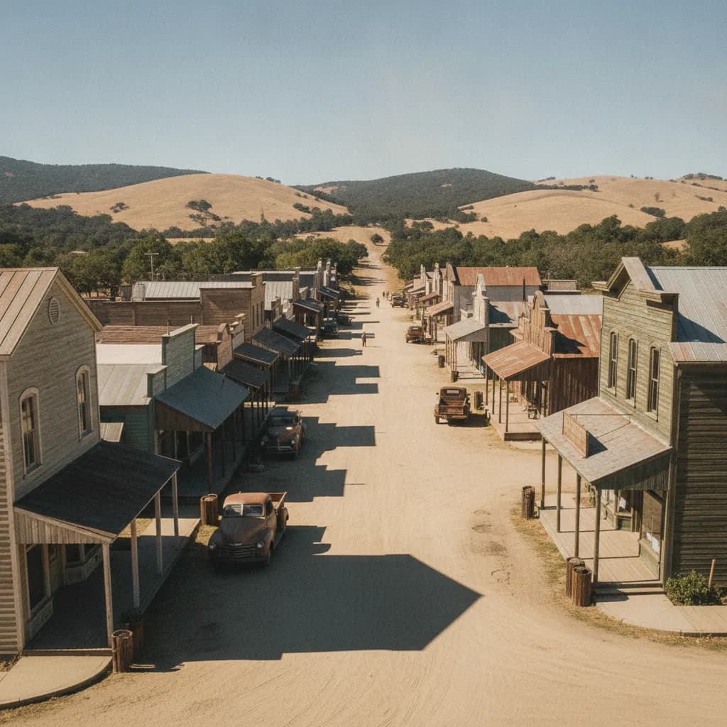 View of Old Stine, CA