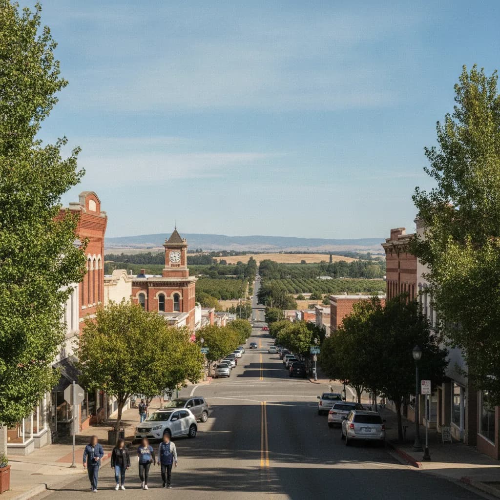 View of Orland, CA