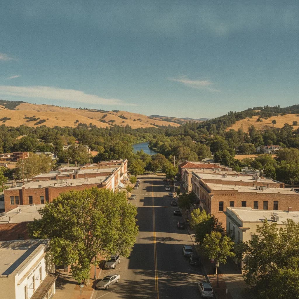 View of Oroville East, CA