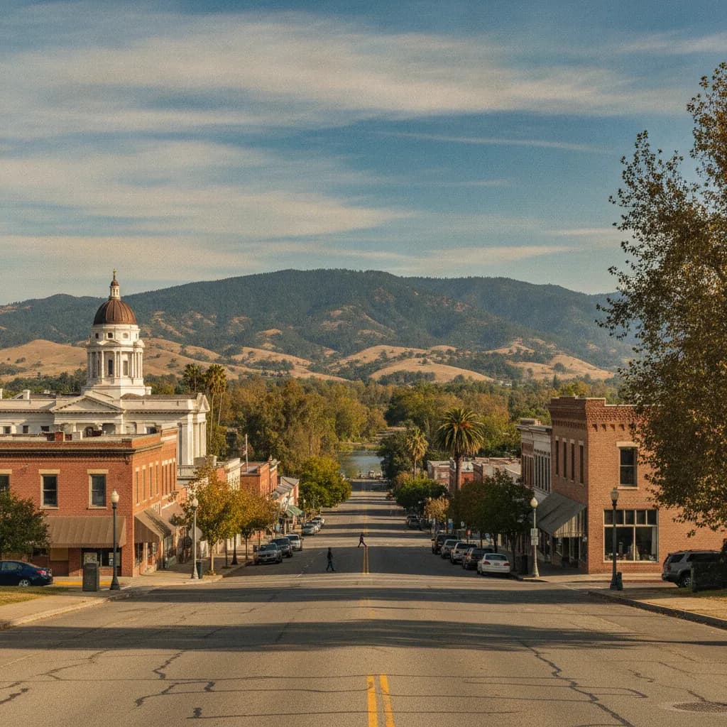 View of Oroville, CA