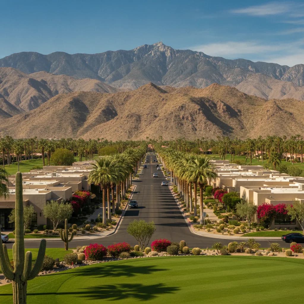 View of Palm Desert, CA