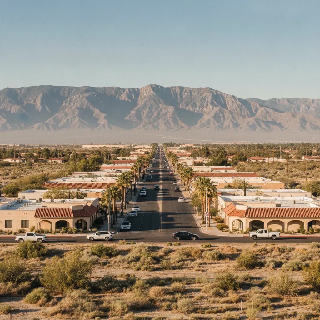 View of Palmdale, CA