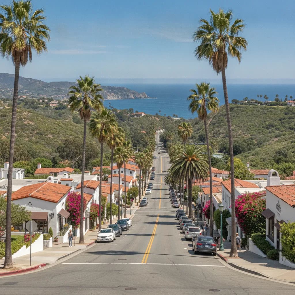 View of Palos Verdes Estates, CA