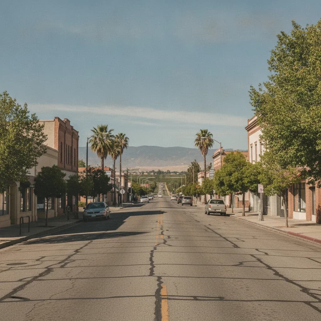 View of Parlier, CA