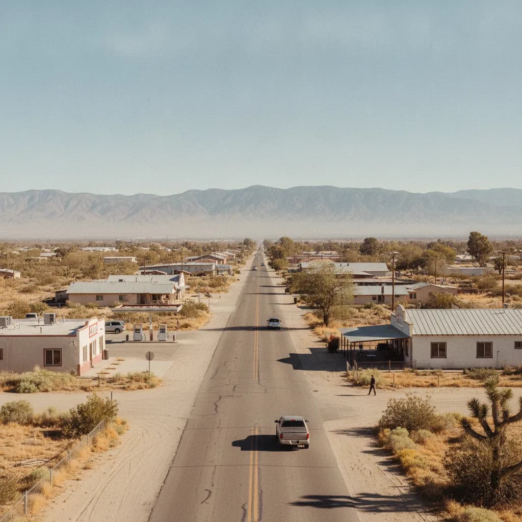 View of Phelan, CA