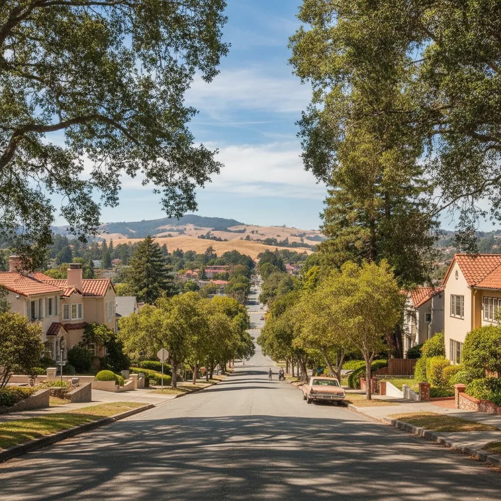 View of Piedmont, CA