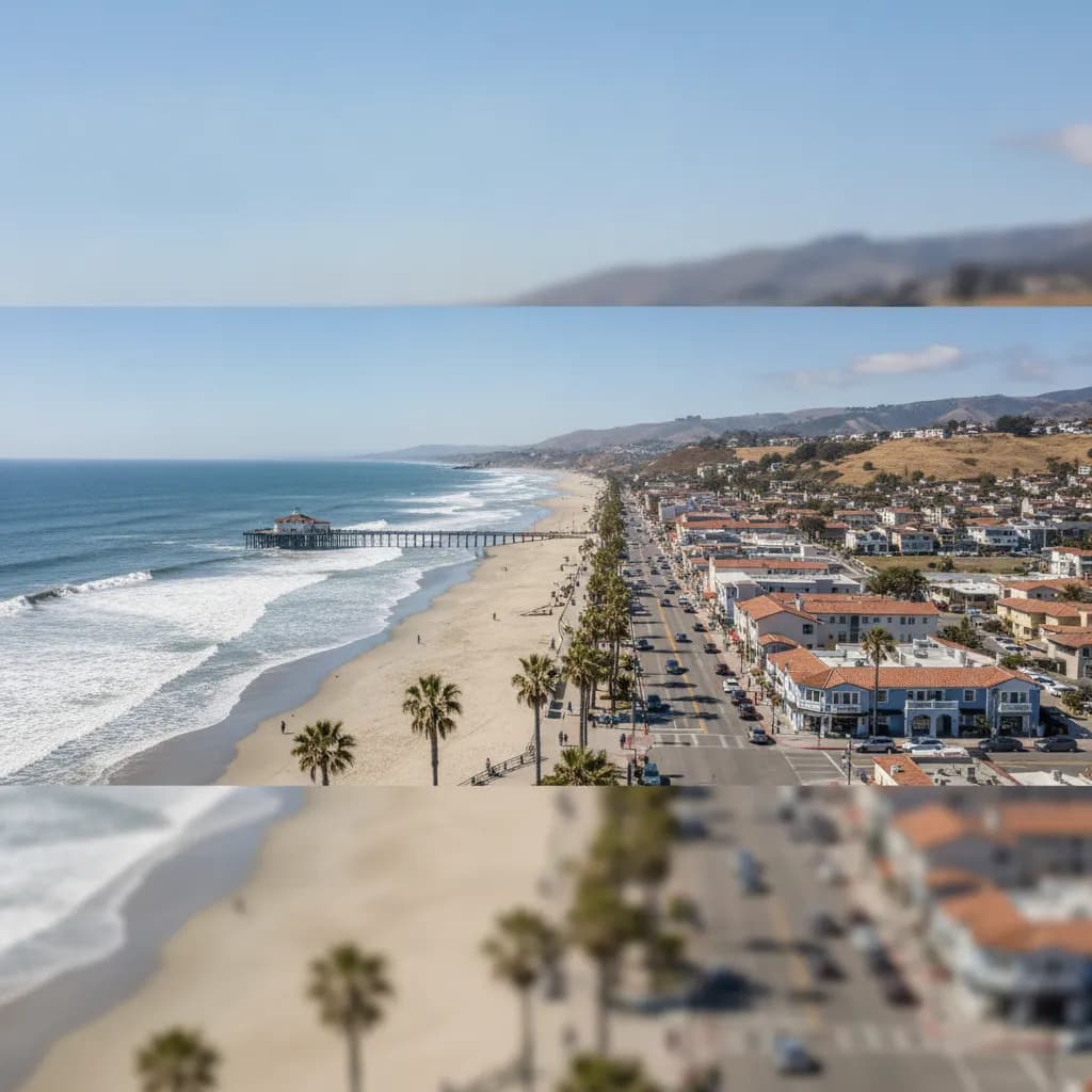View of Pismo Beach, CA