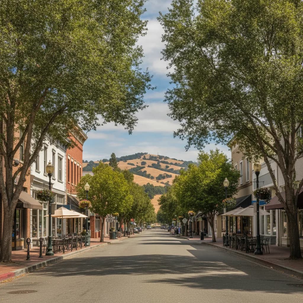 View of Pleasanton, CA