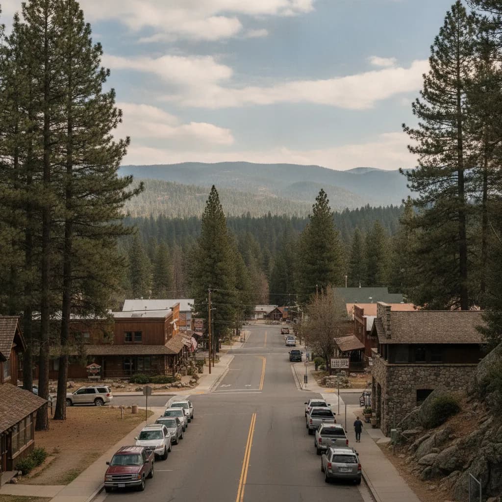 View of Pollock Pines, CA