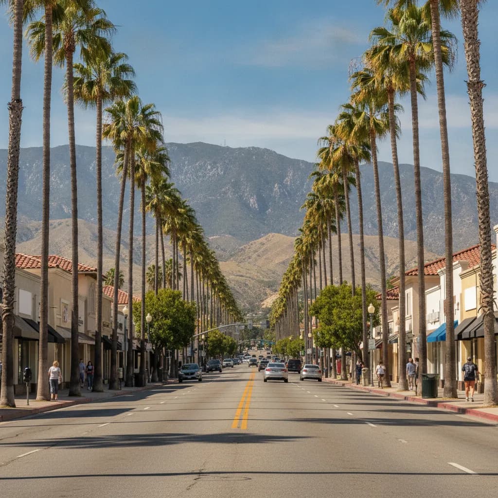 View of Rancho Cucamonga, CA