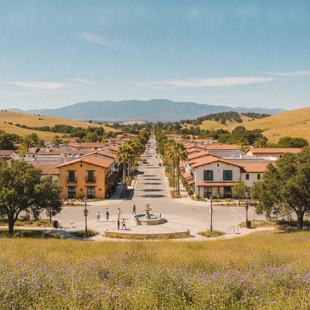 View of Rancho Mission Viejo, CA