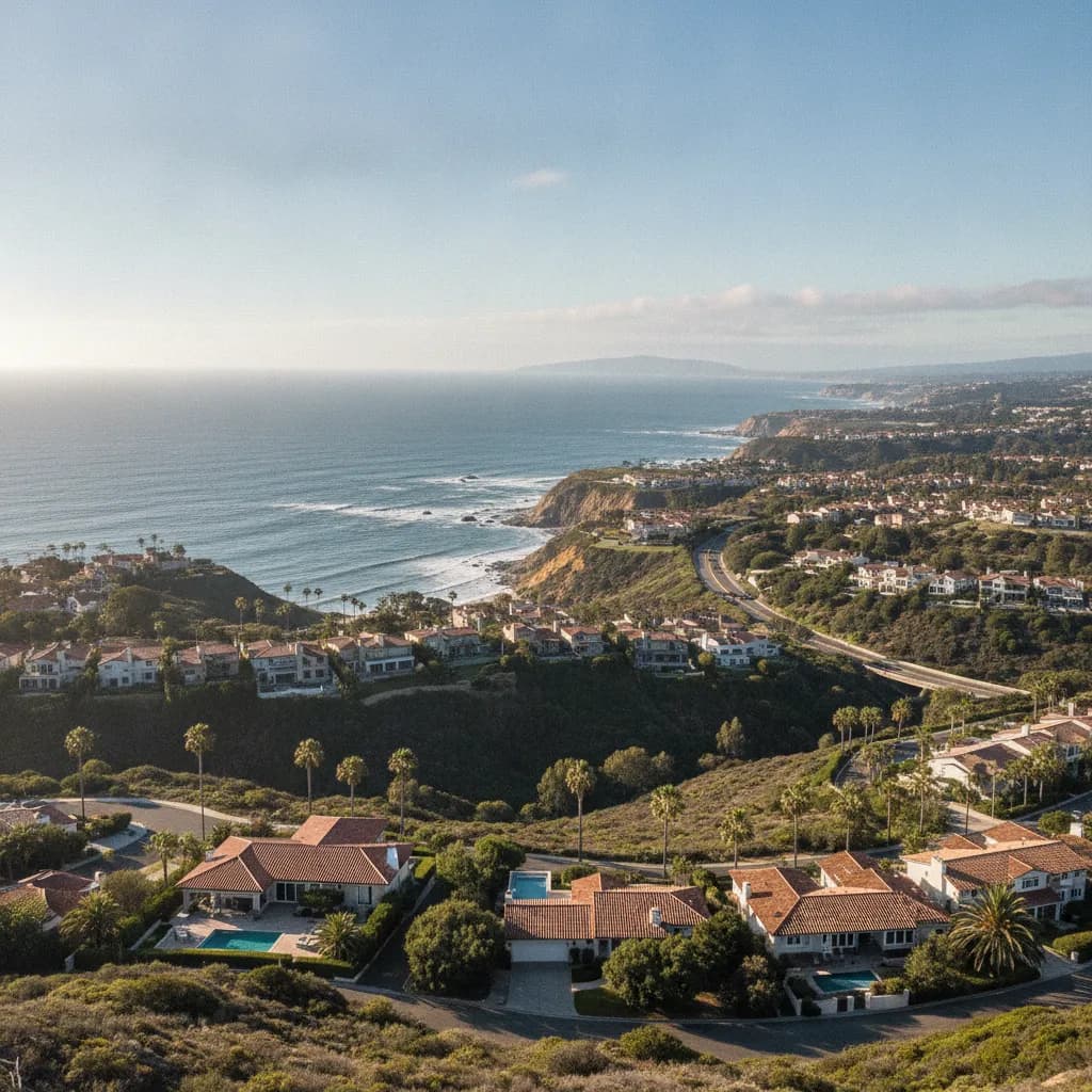 View of Rancho Palos Verdes, CA