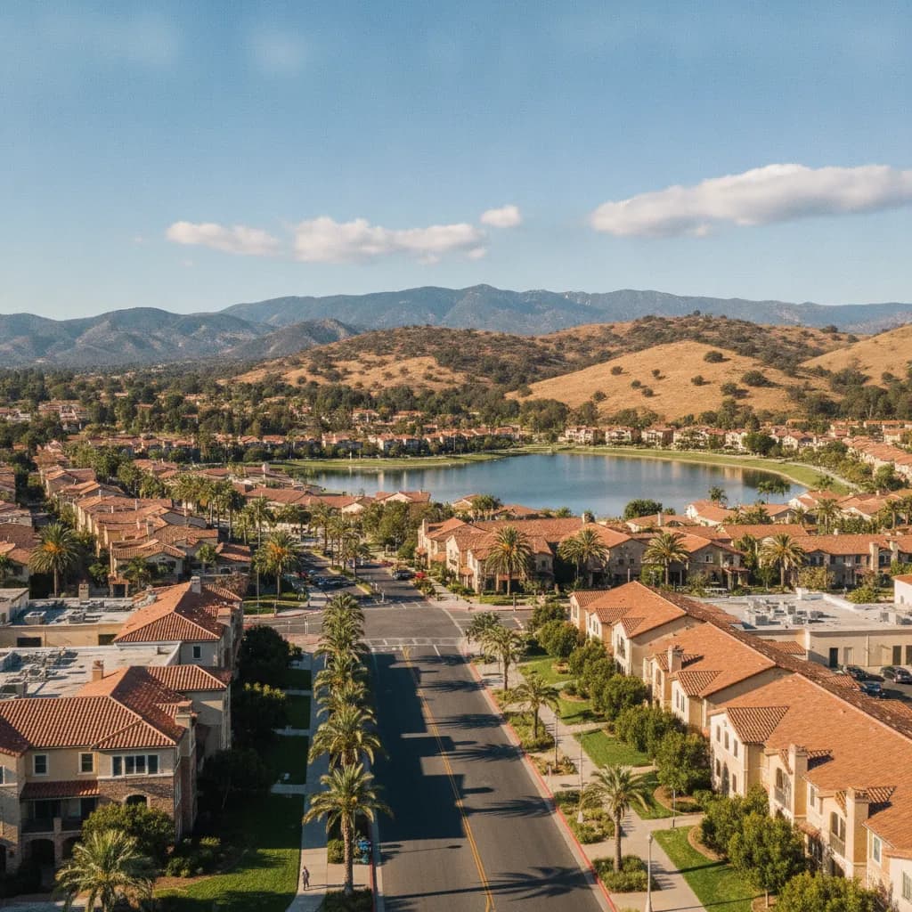 View of Rancho Santa Margarita, CA
