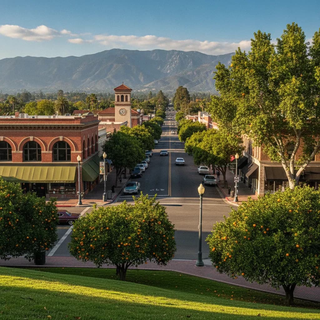 View of Redlands, CA