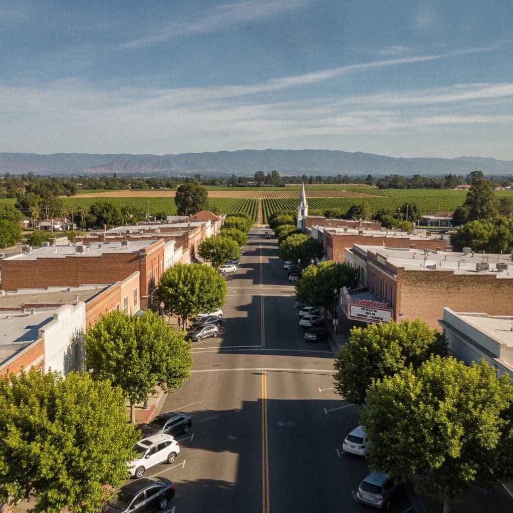View of Reedley, CA