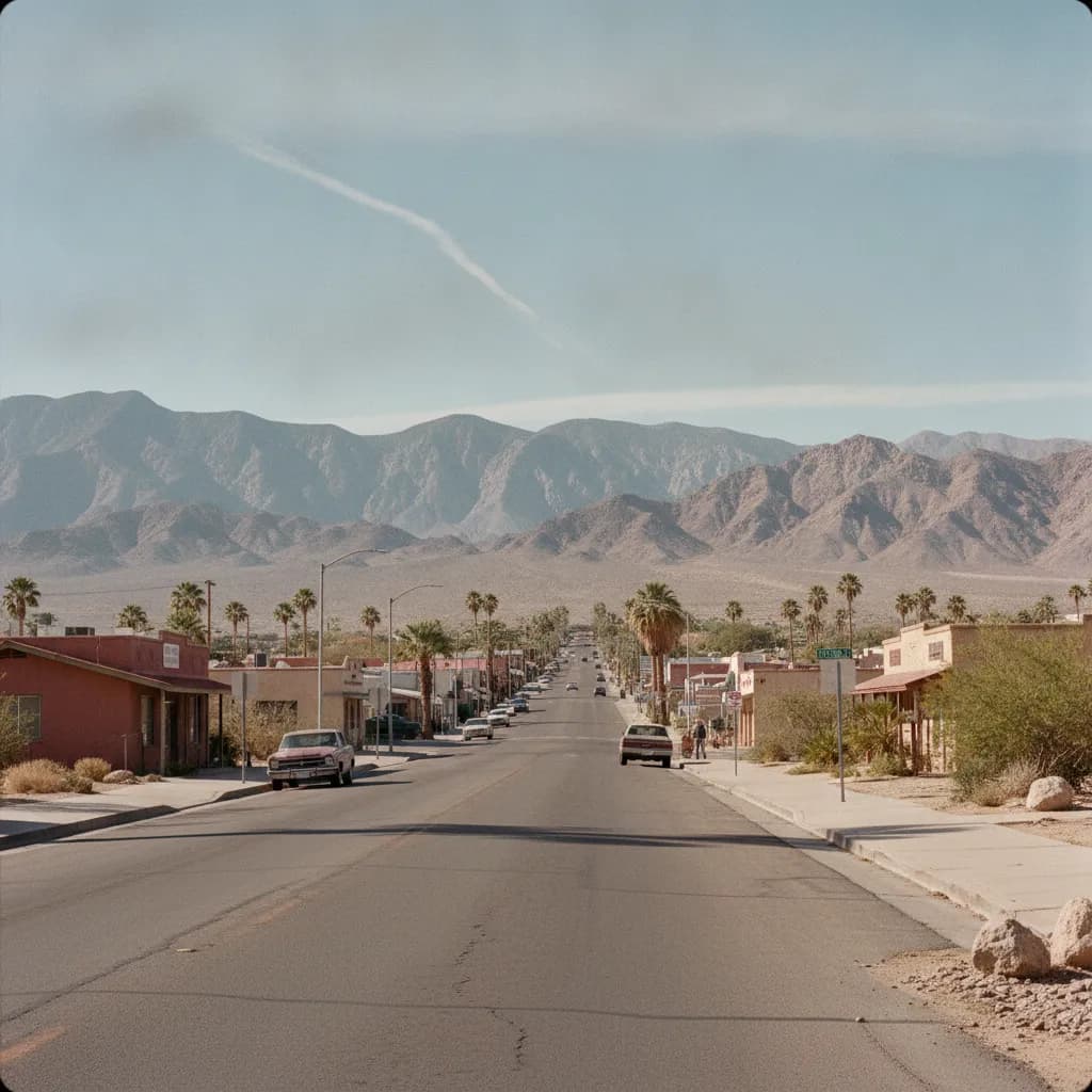 View of Ridgecrest, CA