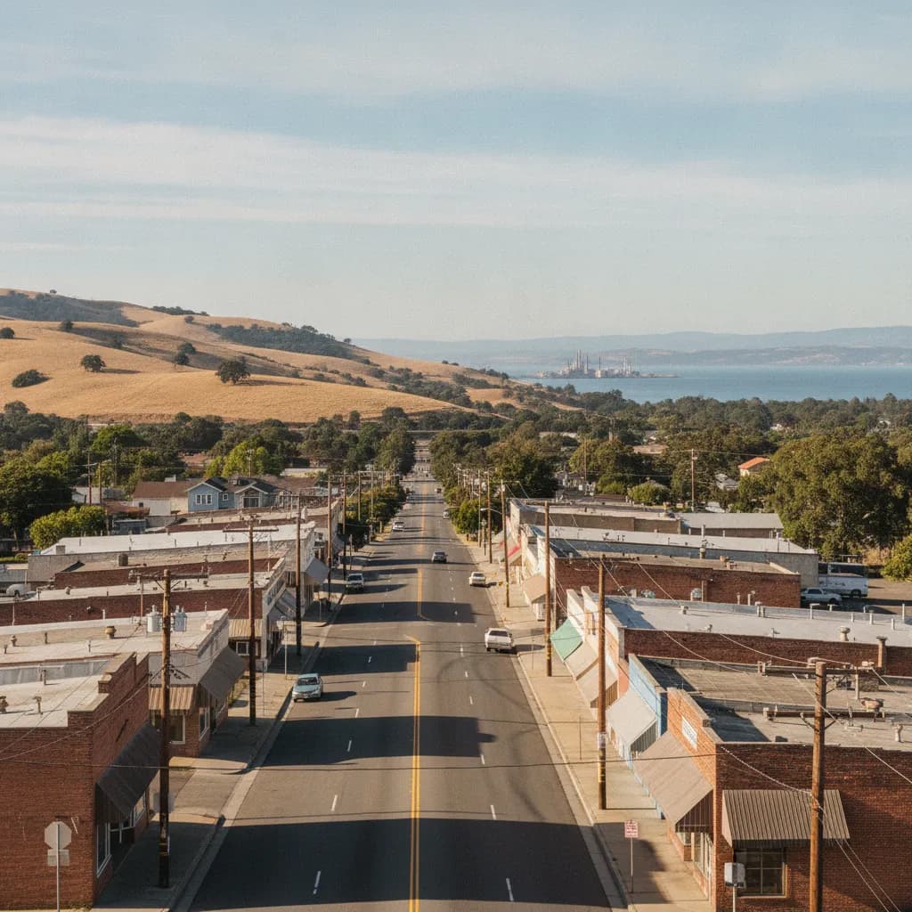 View of Rodeo, CA