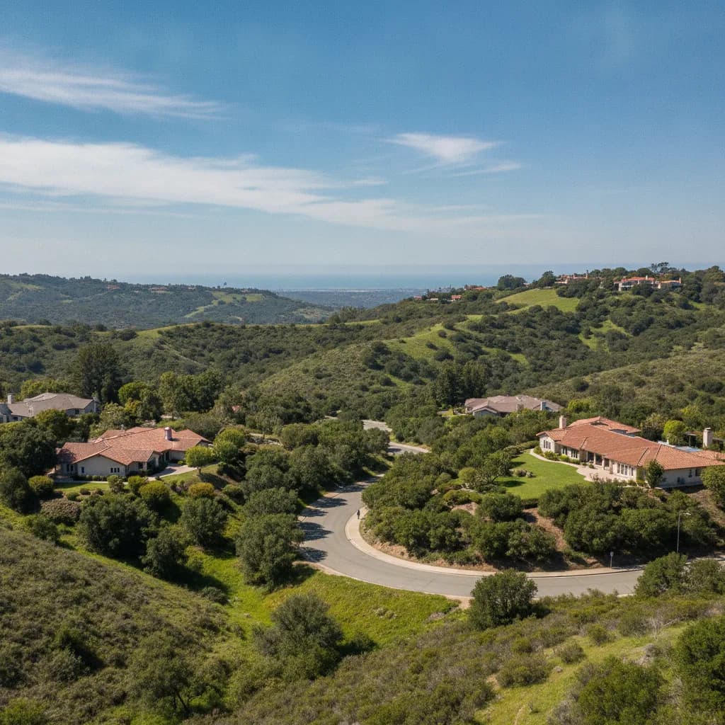 View of Rolling Hills Estates, CA