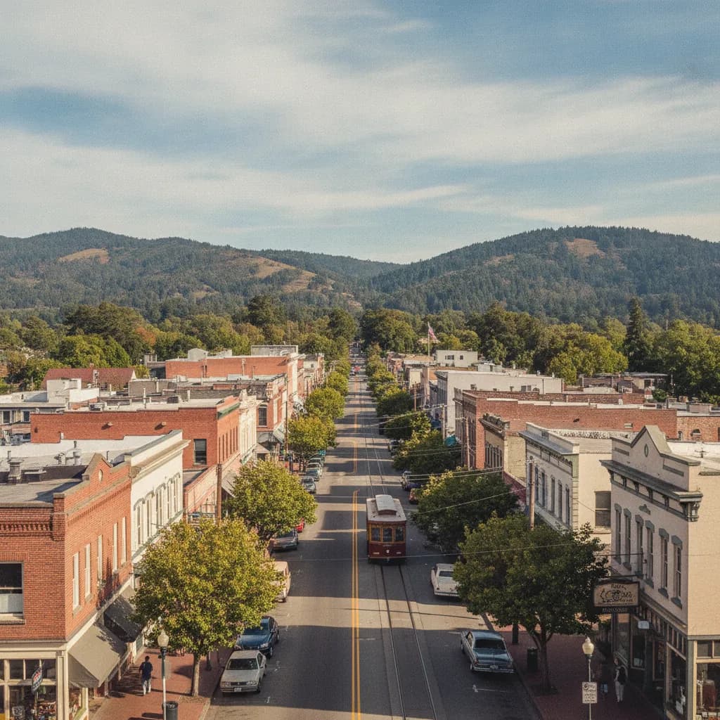 View of San Anselmo, CA