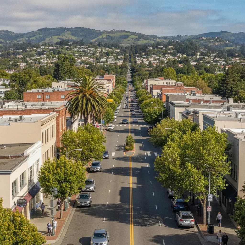 View of San Bruno, CA