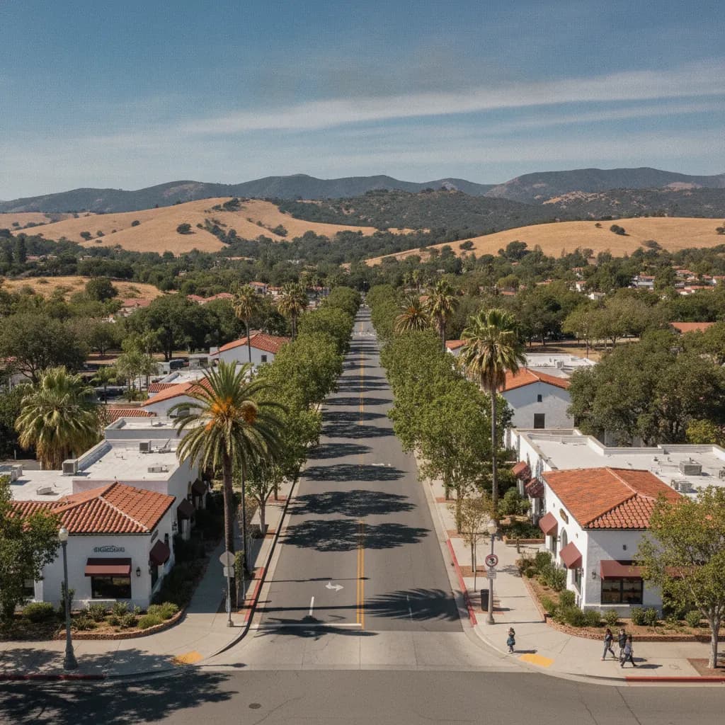 View of San Diego Country Estates, CA