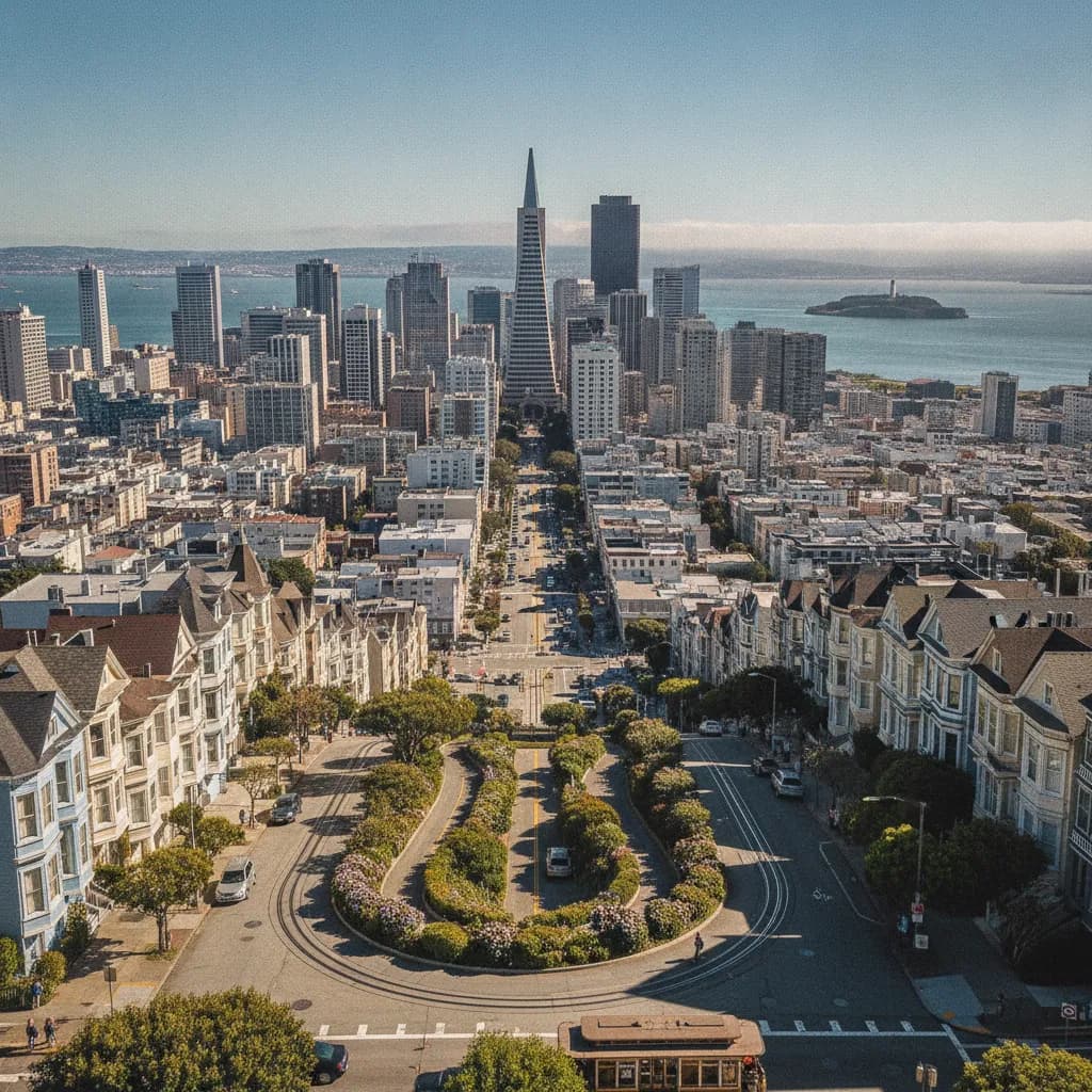 View of San Francisco, CA