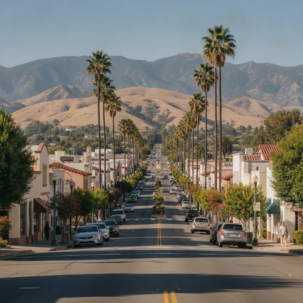 View of San Gabriel, CA